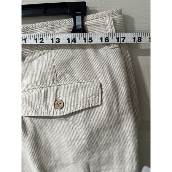 Tommy Bahama Harbor Herringbone Short Stone Khaki Size 34 Stretch A004035 - Picture 5 of 11